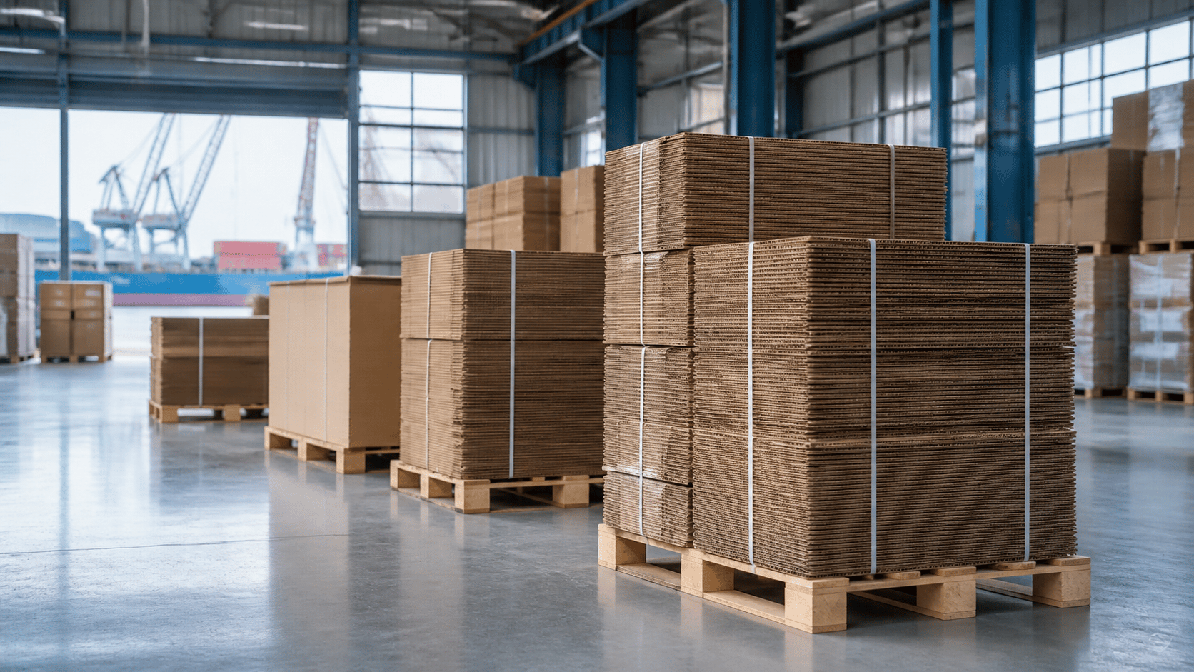 Recycled shipping cartons